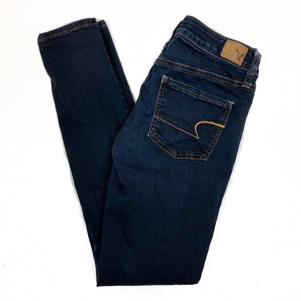 AEO Jegging Stretch Size 6 Long Women's Jeans J67